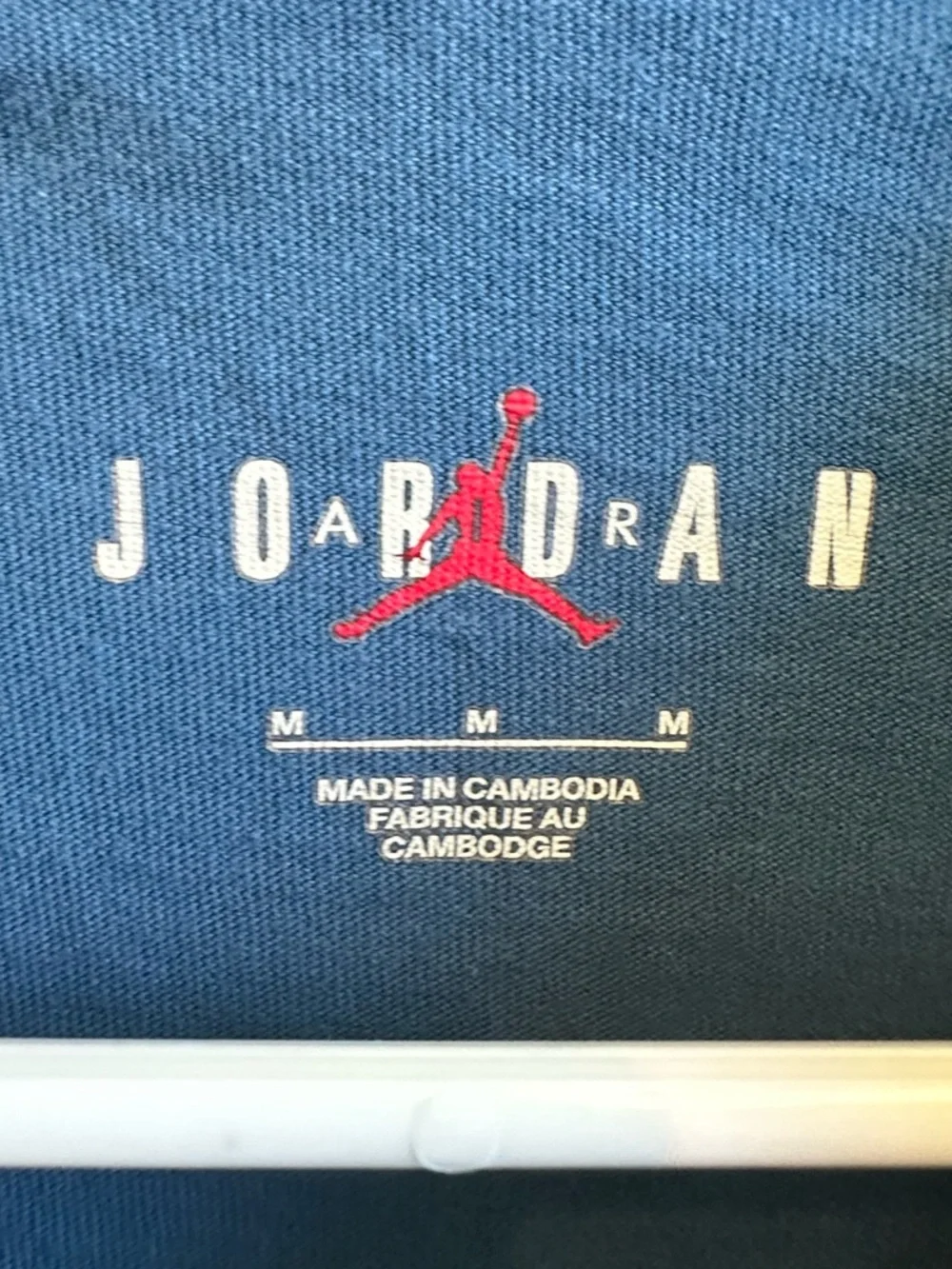 Nike Jordan Jumpman Embroidered Logo Crewneck T-Shirt - Blue/Grey (DC7485-493)